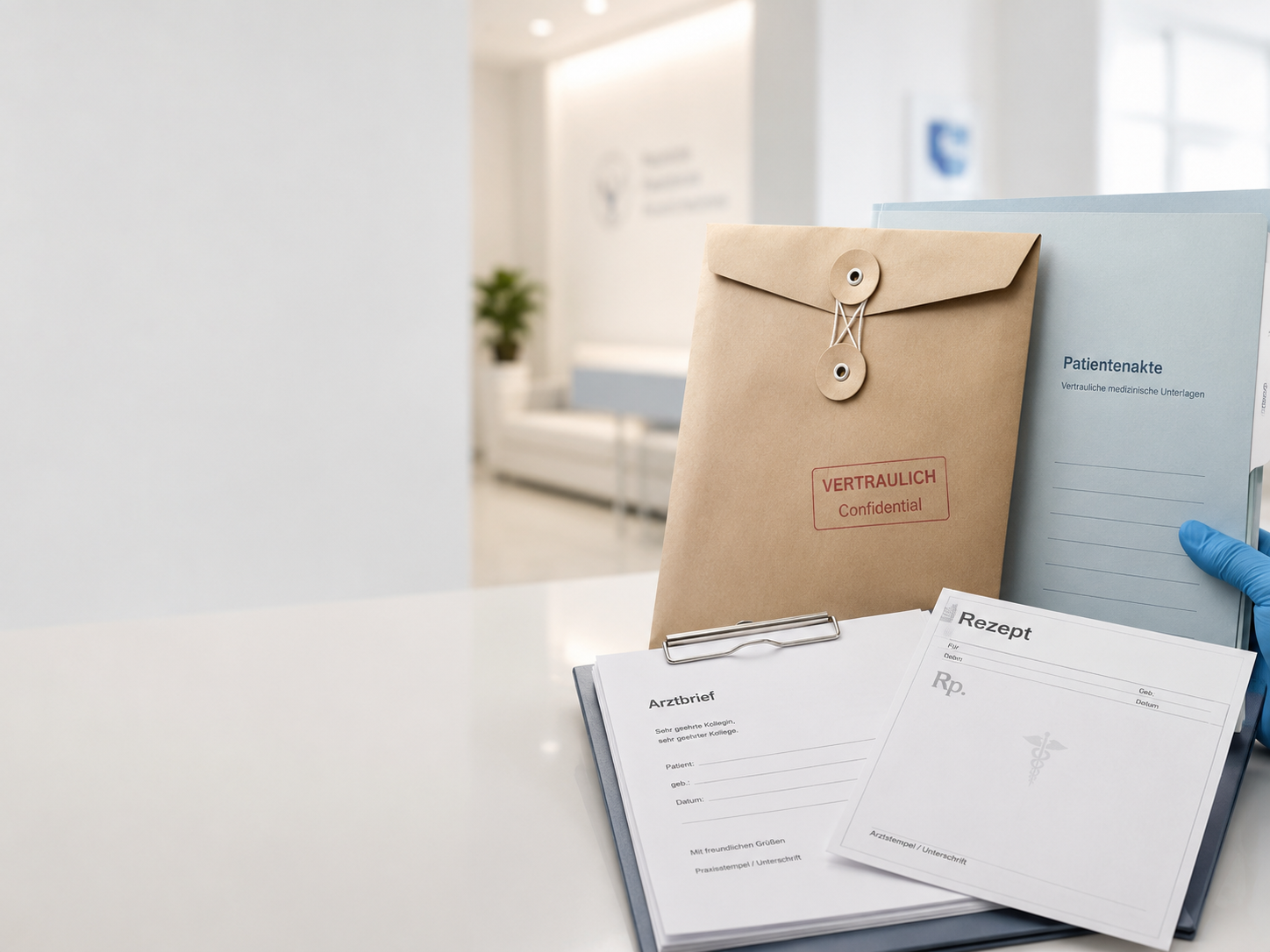 Vertraulicher Transport von Befunden, Arztbriefen und Rezepten